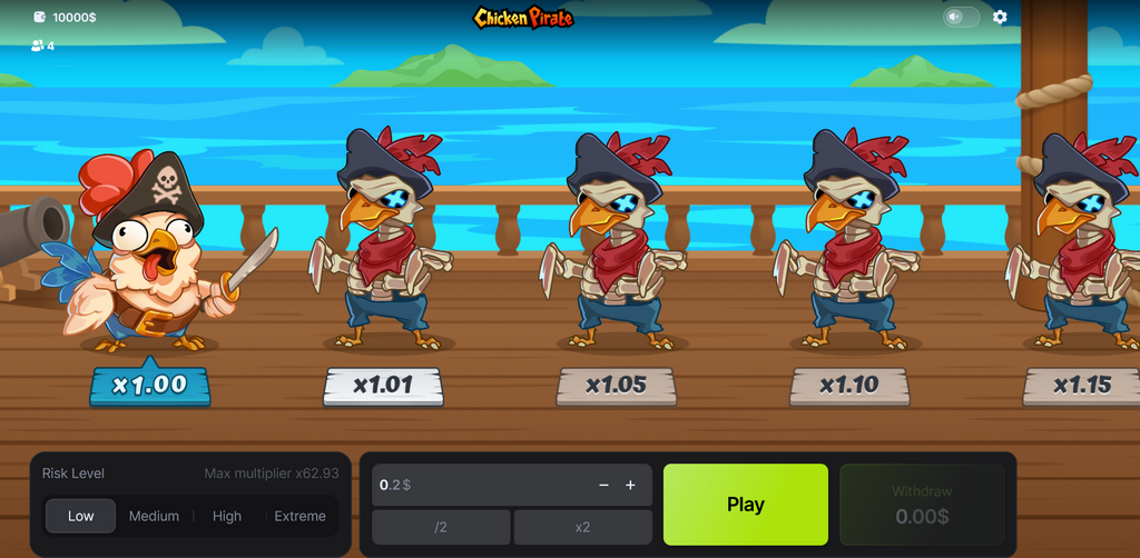Chicken Pirate Game