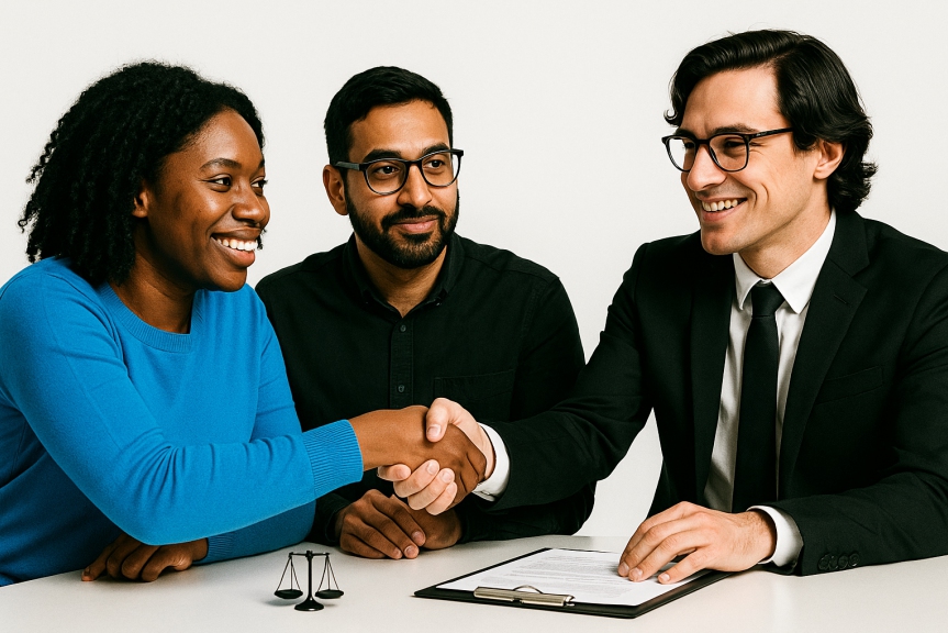 Client testimonials for Haslaws Law Firm
